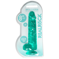 Real Rock Crystal Gode Crystal Clear 16 x 4cm Vert